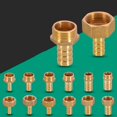 thumbnail image 2 of 10 Pcs Raccord de Tuyau en Laiton, Adaptateur, Filetage Interne F1/2 Ou Filetage Externe Filetage Interne*14 Mingyqi, 2 of 9