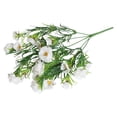 thumbnail image 2 of D GROEE 3PCS Fake Flowers Small Wild Flower Faux Plastic Flowers for Home Wedding Kitchen Garden Table Centerpieces Indoor Outdoor Decor, 2 of 7