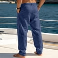 thumbnail image 5 of Mens Sweatpants with Pockets - Mesh Open Bottom Athletic Joggers for Men Loose Fit Gym Workout Running Casual Pants,mesh sweatpants Navy S, 5 of 6