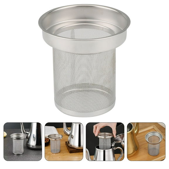 WHAMVOX Metal Tea Infuser Set 2pcs Loose Leaf Tea Strainers Filter for Teapot Brewing