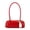 Red, variant on Roxie East West Shoulder Bag - RED, Vegan Leather, 11" W x 4" H x 3.5" D, Zipper Closure, 1 Inner Wall Zipper Pocket, Silver Accents