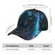thumbnail image 2 of Balery Cool Blue Light Wolf Gorra de béisbol de tamaño ajustable para correr, entrenar y actividades al aire libre. Gorra de papá para todas las estaciones., 2 of 6