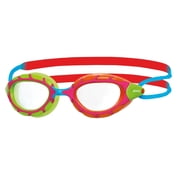Zoggs Predator Junior Goggles - Red/Lime