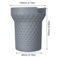 thumbnail image 2 of Funda para botella antideslizante funda de agua para taza Stanley de 30/40oz color gris, 2 of 3