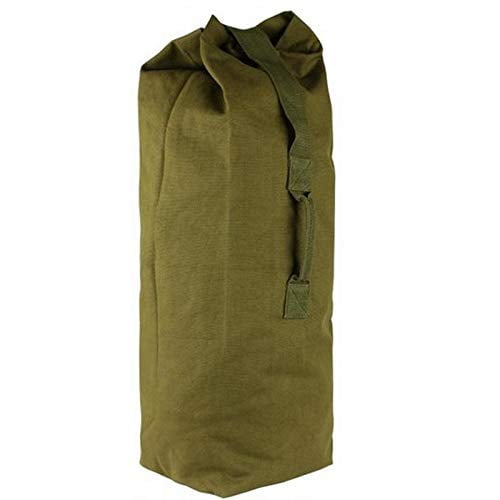 42" Military Style Top Loading Duffel Bag Large Green Digital Camo Heavy Duty 