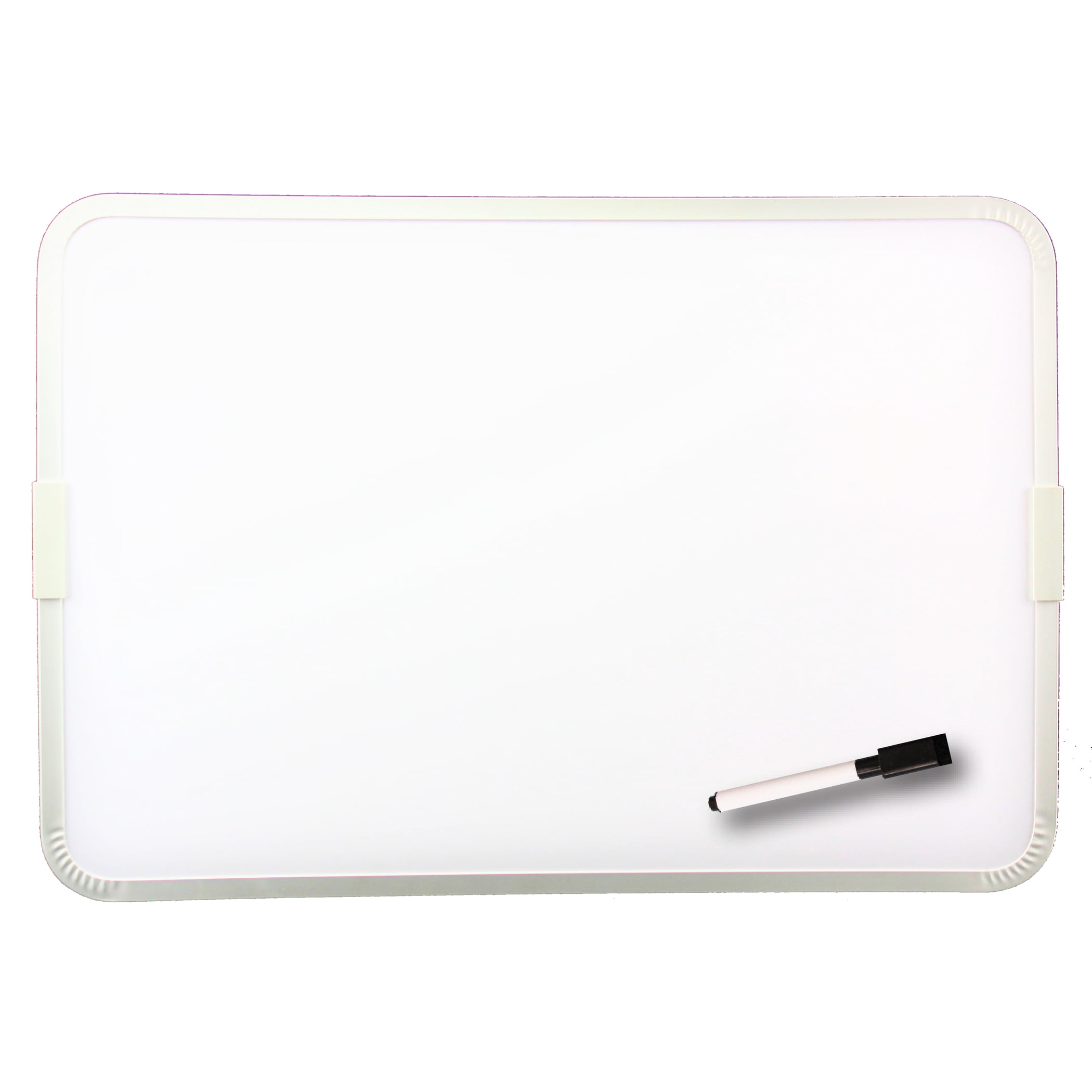 Flipside Products Two-Sided Aluminum Framed, Magnetic Dry Erase Board w/Pen, 9" x 12", Pack of 3