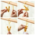 thumbnail image 3 of 2025 New Windproof Cat With String 6 Pieces Beach Towel Clip Size Chair Clips Towel Holder Clothes Stocking Clamp For Cruise Patio Pool Holiday Vacations(cat Colour Mixture), 3 of 3