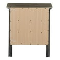 thumbnail image 5 of Maklaine Engineered Wooden 3 Drawer Nightstand in Gray Finish, 5 of 5