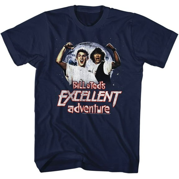 Bill And Ted Excellent Navy Adult T-Shirt 4Xl