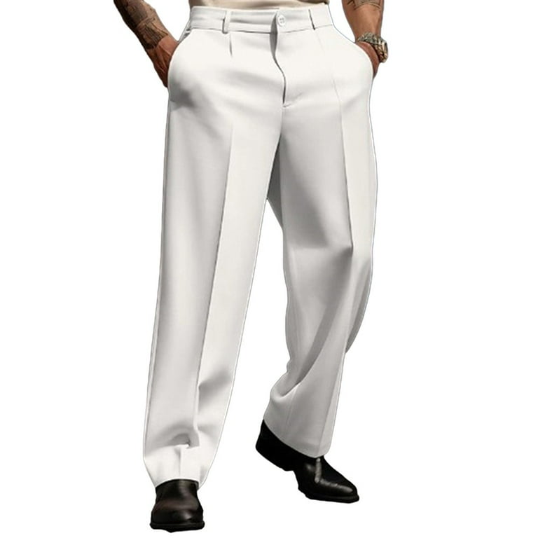 Men Ele Wide Leg Straight Dress Pants Formal Business Men Ele Wide Leg Straight Dress Pants Formal Business