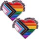 thumbnail image 1 of BEMS-2pcs "Puedes ser tú mismo conmigo", broche de solapa con broche de arcoíris,, 1 of 5