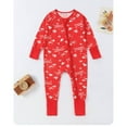 thumbnail image 3 of Weebloom Baby Boy Girl Sleepers Footless Bamboo Jumpsuit Comfortable Stylish Bodysuit 0-24 Months Sleep And Play Pjs Pajamas Romper Onesie Watermelon Red 18-24 Months, 3 of 5