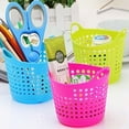 thumbnail image 2 of Portable Mini Plastic Stationery Cosmetic Desk Storage Basket Organizer Holder, 2 of 8