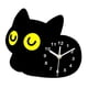 thumbnail image 5 of Reloj de mesa con forma de negro, decoración para habitaciones, colección de animales, elegante reloj analógico infantil con diseño de animales, 5 of 9