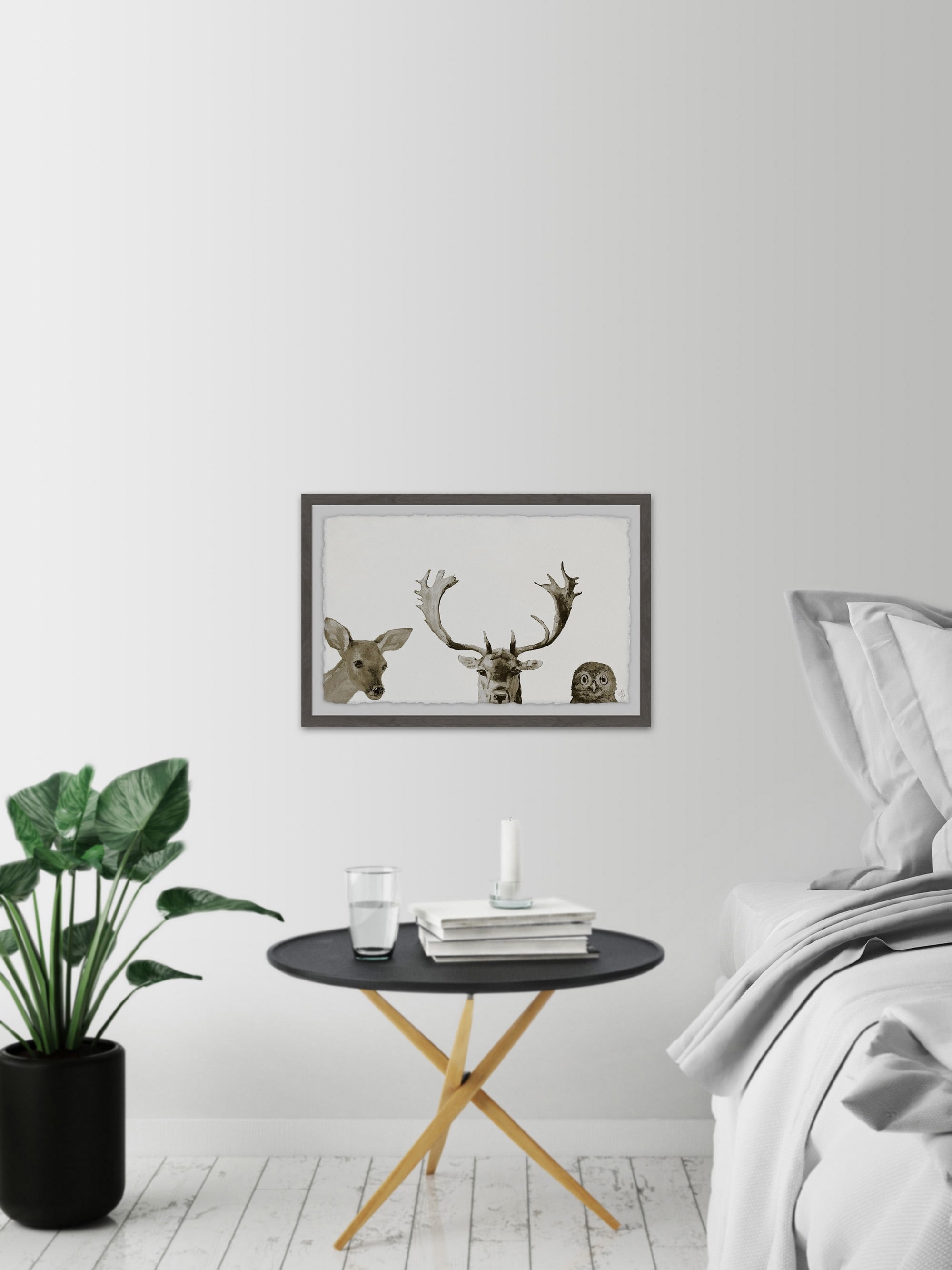 The Great Trio Framed Painting Art Print, 30.00" x 1.50"