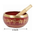 thumbnail image 4 of Brass Singing Bowl for Meditation & Sound Healing | Traditional Tibetan Style | Deep Resonance | Ideal for Yoga, Mindfulness & Spiritual Use (6 inch), 4 of 4