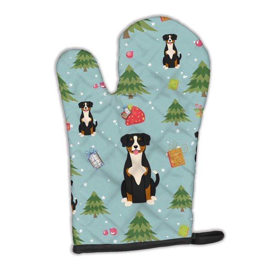 Christmas Entlebucher Oven Mitt
