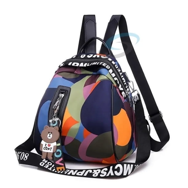 Bolsa Mochila Mujer Juvenil Cierre Antirrobo Back Pack Antirrobo mohila, juvenil, colores