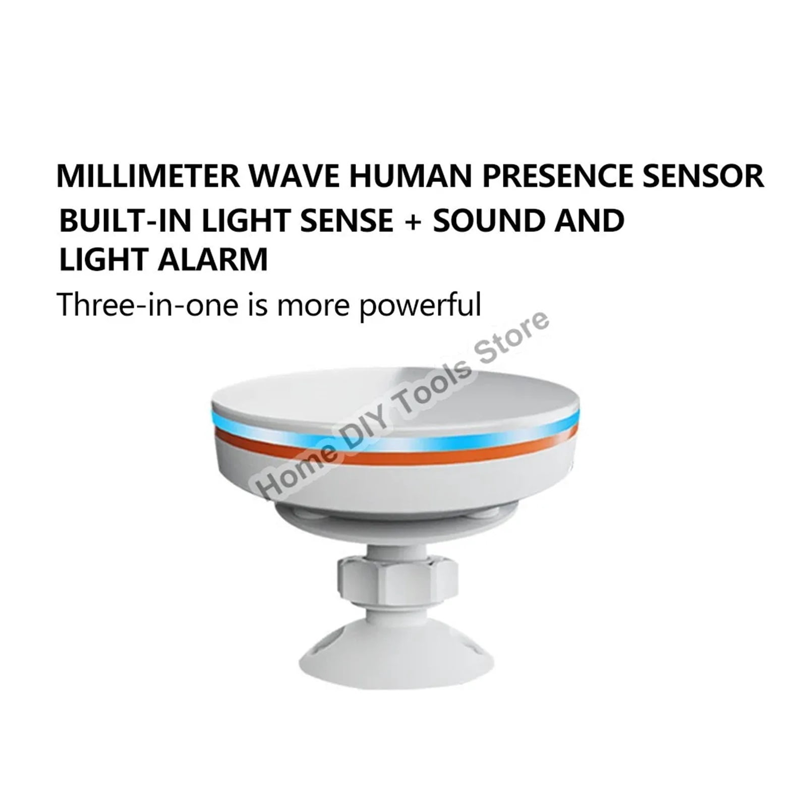 ZigBee 3.0/Wifi Human Presence Sensor 5V MMwave 24G Radar With Siren Alarm Motion Lux Detection Tuya/Smart Life Home Automation