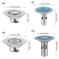 thumbnail image 3 of CIYISON Stainless Steels Floor Drain Round Shower Floor Drain Antiodor Drainer Shower Strainer Cover for Bathroom Enduring, 3 of 14