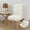 Blanc6, variante sur Housse de Chaise en Jacquard Alterné Épaissi, Housse de Chaise de Salle à Manger pour la Maison, Housse de Chaise Anti-Saleté avec Élasticité et Rétractable