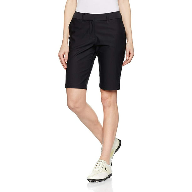Nike Women's Golf Tournament Bermuda Shorts-Black - Walmart.com ...