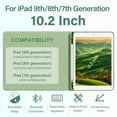 thumbnail image 2 of Funda de teclado BQDIYOO para iPad 9ª, 8ª y 7ª generación de 10,2 pulgadas, color verde claro, 2 of 8