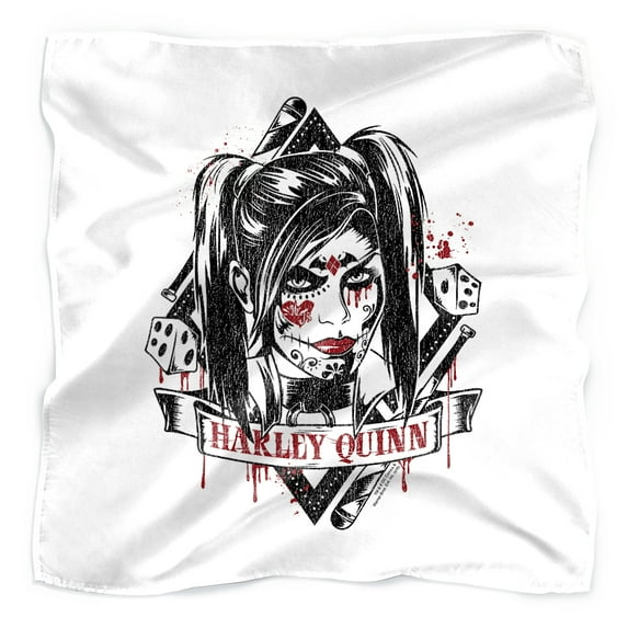 Batman: Arkham Knight Sugar Quinn Bandana (21 in x 21 in)