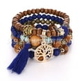 thumbnail image 6 of Hot-Selling Bohemian Ethnic Style Bracelet - Multi-Layer Wood Beaded Stretch Bracelet In Stock, 6 of 11