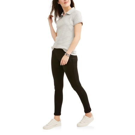 Yellow School Uniform - Juniors' Short Sleeve Polo