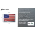 thumbnail image 6 of Elektroplate American Flag Emblem Chrome-Plated Peel-and-Stick 1-Pack 4 x 2.5 x .125 Inch, 6 of 6