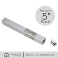 thumbnail image 4 of A&S Mezuzot Modern Aluminum Pomegranate Design Mezuzah Case Home Accessories (Silver, 12cm-5inch), 4 of 5