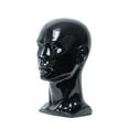 thumbnail image 5 of EHJRE Male Mannequin Head Freestanding Stand for Making Market Barber Shop Glossy Black, 5 of 8
