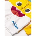 thumbnail image 3 of Pinkfong Boys Zip Up Big Face Hoodie-Baby Shark Yellow Toddler Size 2T-5T, 2T, 3 of 3
