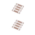 thumbnail image 3 of Wosthever 4 Pieces Brass Neck Wedges Metal 0.2mm Adjust Heightening Shims Connection 0.5mm Replacement Gasket Instrument Parts Accessories Como se muestra 2piezas Wosthever CBP470903, 3 of 6