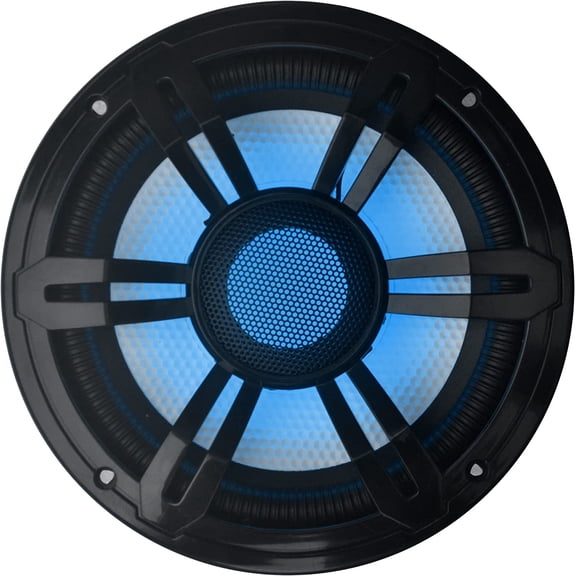 Pyle 6.5 Inch Slim Waterproof Subwoofer - 150 Watts at Dual 4-Ohms Car Audio Powered Subwoofer