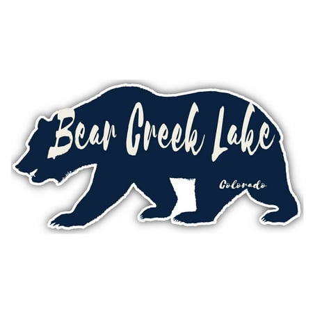 

Bear Creek Lake Colorado Souvenir 3x1.5-Inch Fridge Magnet Bear Design
