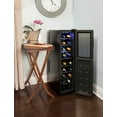 Koolatron 18 Bottle Wine Cellar Dual Zone Wine Cooler Freestanding