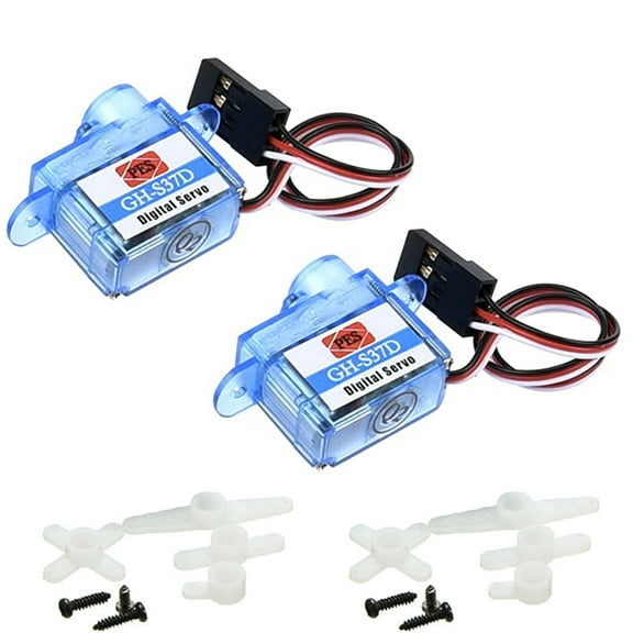 2pcs 3.7g Ultra Micro Digital Servo Nano For RC Helicopter Boat Car GH-S37A TAPDRA Spare Part