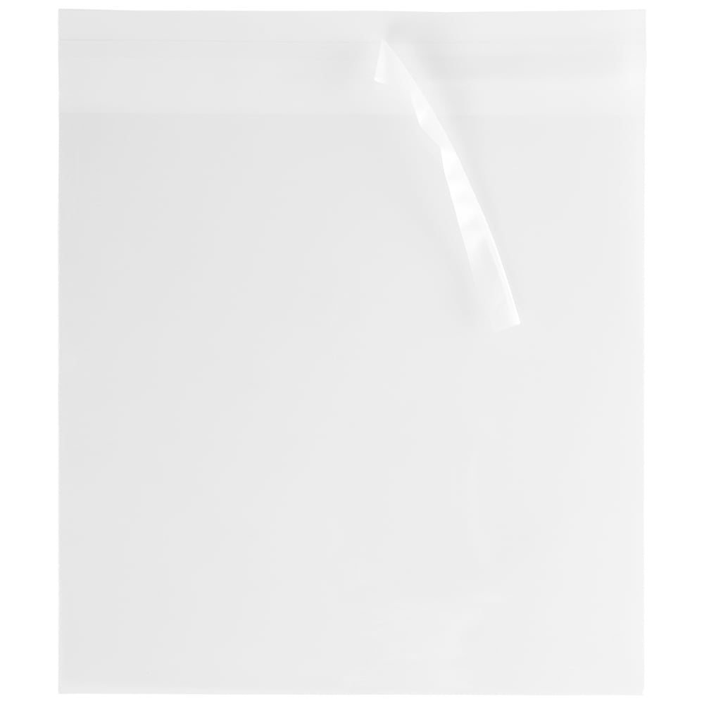 JAM Paper Cello Sleeves, 8.625 x 8.625, Clear, 100/Pack, Peel & Seal