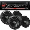 JVC KD-R370 CD with Two pairs of 6.5 CSJ260 Speakers