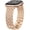 Rose Gold/Nude, variant on Wearlizer Enamel Stainless Steel Band Compatible with Apple Watch, Oval Link Jewelry Strap for Women, 38/40/41/42/44/45/46/49mm, Series 11/10/9/8/7/6/5/4/3/2/1, SE, Ultra 3/2/1