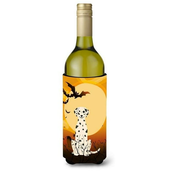 Halloween Dalmatian Wine Bottle Beverge Insulator Hugger