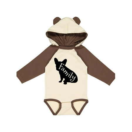 

Inktastic Family Dog- French bulldog Gift Baby Boy or Baby Girl Long Sleeve Bodysuit