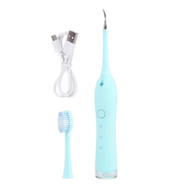 Scaler Ultrasónico Dental Limpiador De Dientes Cálculo Mancha Eliminar El Cuidado Oral Azul Sunnimix escalador ultrasónico