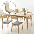 thumbnail image 4 of Funda de comedor, funda elástica, extraíble, de asiento de cocina, funda para hotel, champán Yotijar funda de asiento, 4 of 8