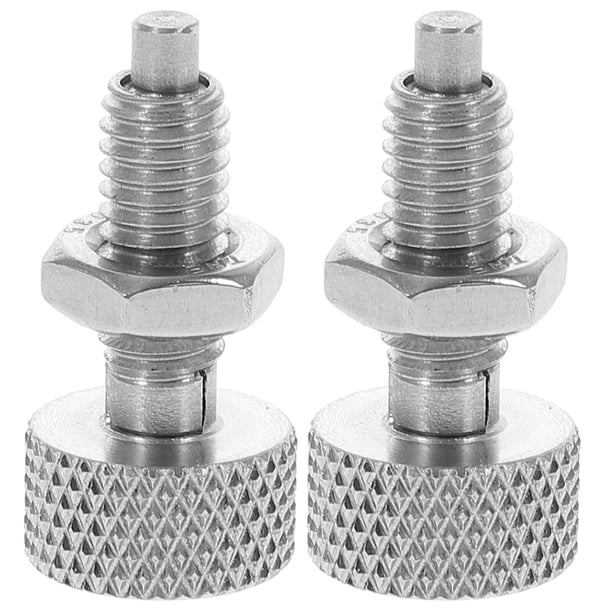 2pcs émbolo retráctil de primavera de acero inoxidable de acero inoxidable émbolo del émbolo del émbolo