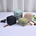 thumbnail image 4 of Mini bolso cosmético pequeño portátil multiusos para llevar en la mano, bolsa de almacenamiento de tampones con sobre rojo, 4 of 6
