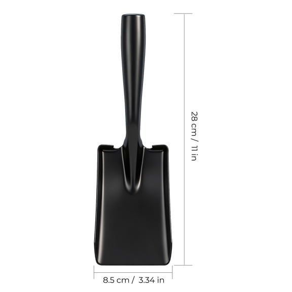 Fireplace Ash Shovel Scoop Tool for Coal and Fire Ash Removal, Handheld Fire Trowel and Sweep Shovel for Hearth and Farm Use