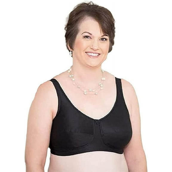 Mastectomy Bra The Rose Contour Size 44A Black